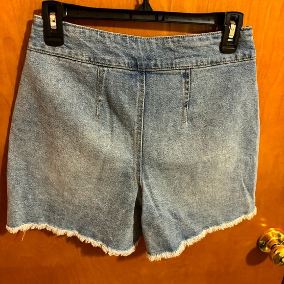 Wild fable size 4 highest rise a-line shorts raw‎ hem - Picture 8 of 12